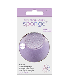Real Techniques Sponge+ Miracle Skincare Sponge - Спонж для нанесения уходовых средств 